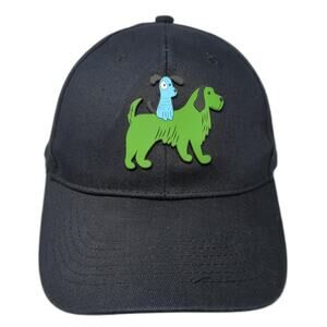 Idaho Humane Society Strapback Baseball Cap Black One Size Adjustable 6 Panel